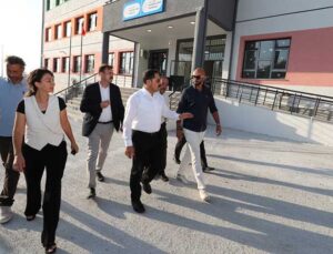 Vali Masatlı, yeniden yapılan Dursunlu Gazi İlk ve Ortaokulu’nu inceledi