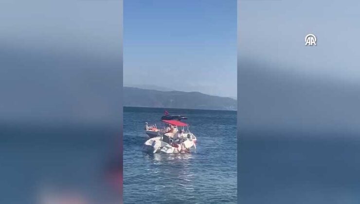 Yalova Armutlu’da sürat teknesi çarpan kadın yaralandı