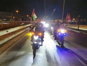 Hatay’da Küresel Sumud Filosu’na Destek Yürüyüşü