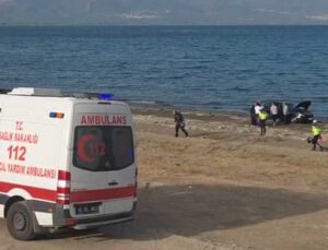 Bursa’da akaryakıt dökülen yolda kayan otomobil İznik Gölü’ne düştü