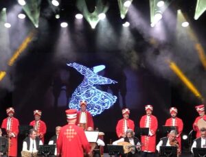 Konya’da 22. Uluslararası Mistik Müzik Festivali 99 Semazen ile Başladı
