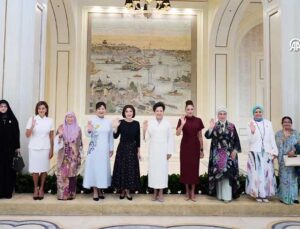 Emine Erdoğan, Çin’de lider eşleriyle buluştu