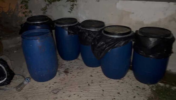 Samandağ’da 1260 Litre Sahte İçki Ele Geçirildi