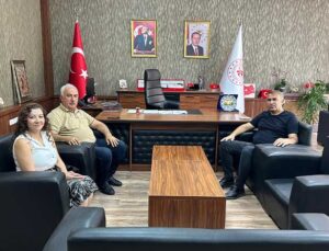 Yeşilay Hatay’dan Gençlik ve Spor İl Müdürü Bebek’e Ziyaret