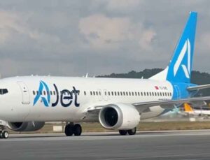 AJet’in Beşinci Boeing 737-8 MAX Uçağı İstanbul’a İndi