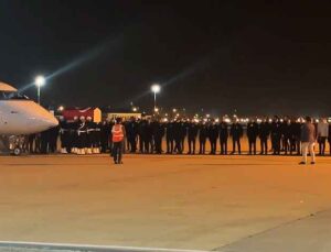 Şehit Pilot Hasan Bahar’ın Naaşı İstanbul’a Getirildi