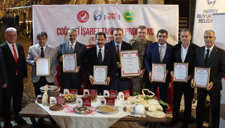Hatay’da Coğrafi İşaret Alan 7 Yöresel Ürün Tanıtıldı