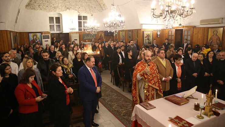 Hatay’da Ortodoks kiliselerinde Noel ayini gerçekleştirildi
