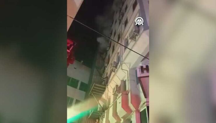 Diyarbakır’da otelde çıkan yangında 10 kişi dumandan etkilendi