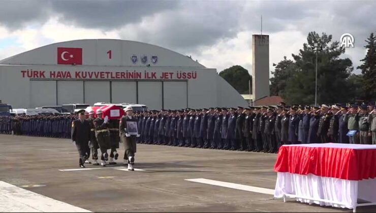 Şehit Pilot İbrahim Bolat İçin Balıkesir’de Askeri Tören Düzenlendi