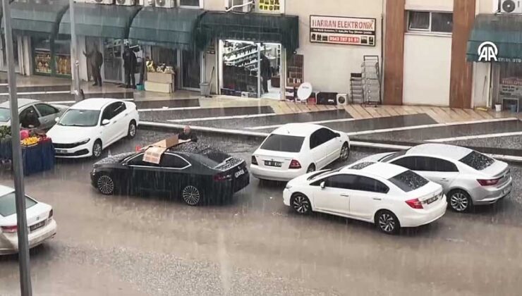 Şanlıurfa’da sağanak ve dolu hayatı olumsuz etkiledi