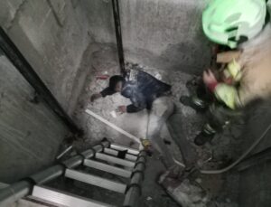 Hatay’da İnşaat İşçisi Asansör Boşluğuna Düştü