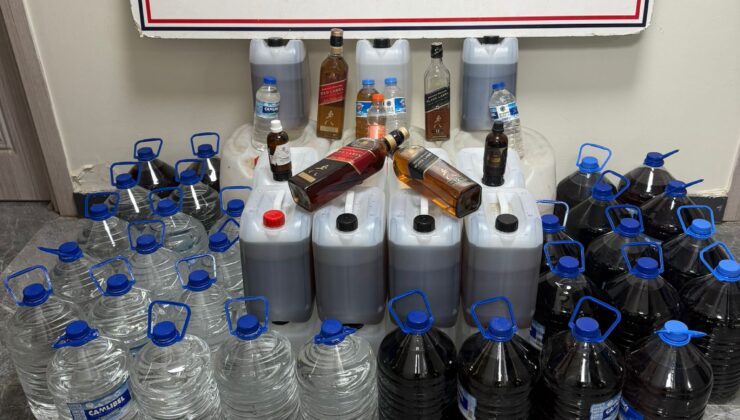 Hatay’da Markette 410 Litre Kaçak İçki Ele Geçirildi