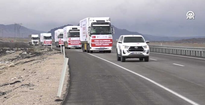 Kızılay’dan İran’a 40 Tonluk İnsani Yardım Sevkiyatı