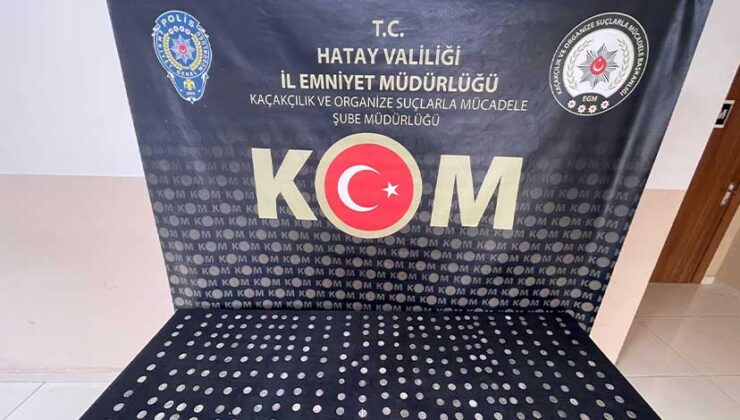 Hatay’da Takside 309 Tarihi Sikke Ele Geçirildi