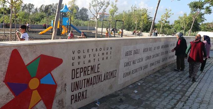 Hatay’da Voleybolun Unutulmaz Evlatları Parkı açıldı