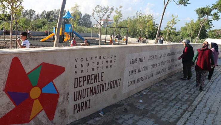 Hatay’da Voleybolun Unutulmaz Evlatları Parkı açıldı