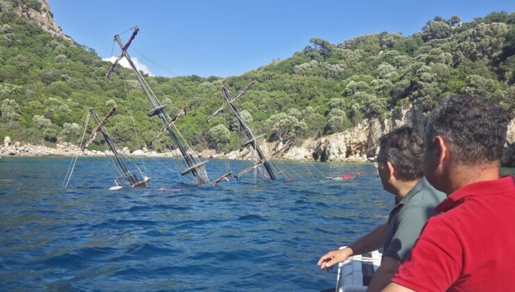 Marmaris’te Tur Teknesi Battı: Sahil Güvenlik Harekete Geçti