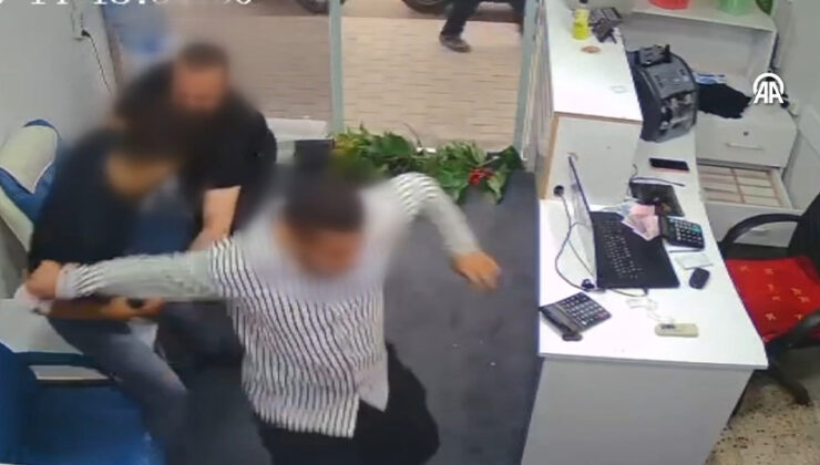 Hatay’da Döviz Bürosuna Silahlı Saldırı Kamerada