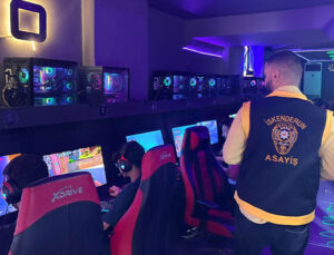 İskenderun’da İnternet Kafe ve Oyun Salonlarına Polis Denetimi