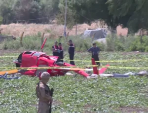 Ankara’da eğitim helikopteri düştü