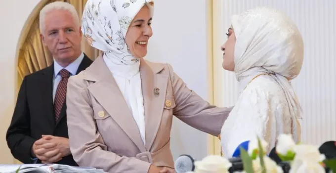 Aile ve Gençlik Fonu’nun 100 bininci çifti evlendi