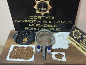 Dörtyol’da uyuşturucu operasyonu: 1 gözaltı