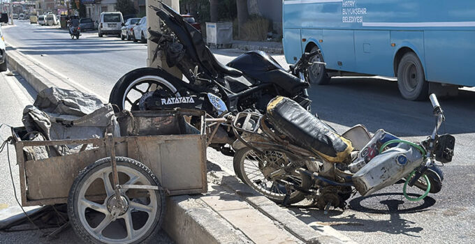 Antakya’da iki motosikletin çarpıştığı kazada 1 kişi öldü