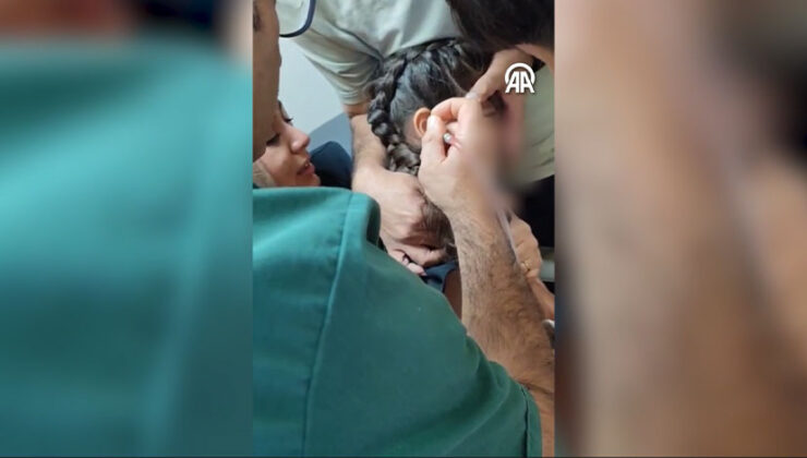 Eskişehir’de çocuğun kulağından kene çıkarıldı