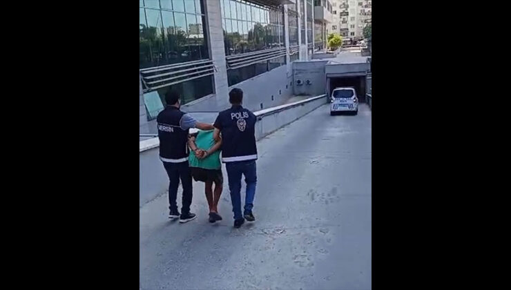 Mersin’de çocuğa şiddet zanlısı adliyeye sevk edildi