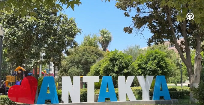 Hatay’ın simge noktaları gökyüzünden görüntülendi!